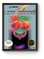 Quadro Capa Life Force Nintendinho Poster Moldurado Quadro Capa Life Force Nintendinho Poster Moldurado
