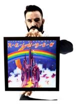 Quadro Capa Ritchie Blackmore's Rainbow Arte Na Moldura Quadro Capa Ritchie Blackmore's Rainbow Arte Na Moldura