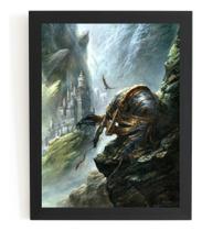 Quadro Capacete Guerreiro Fantasy Arte De Alan Lee