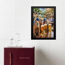 Quadro Capivaras No Buteco 33X24Cm