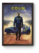 Quadro Car Legends Colin Mcrae Poster Moldurado