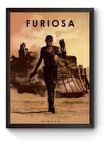 Quadro Car Legends Furiosa Mad Max Poster Moldurado
