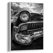 Quadro Carro Clássico Sob o Céu Tempestuoso Quadro Carro Clássico Sob o Céu Tempestuoso