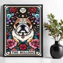 Quadro Carta Tarot - The Bulldog 33x24cm