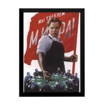 Quadro Cartaz Comunista Soviet Propaganda Ussr Quadro Cartaz Comunista Soviet Propaganda Ussr
