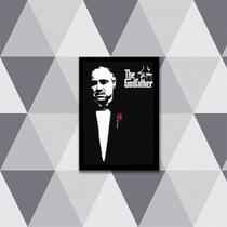 Quadro Cartaz O Poderoso Chefão - Godfather 24x18cm Quadro Cartaz O Poderoso Chefão - Godfather 24x18cm