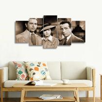 Quadro Casablanca Filmes Mosaico 5 Peças decorativo Quadro Casablanca Filmes Mosaico 5 Peças decorativo