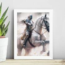 Quadro Cavalheiros Do Apocalipse 33X24Cm - Com Vidro Quadro Cavalheiros Do Apocalipse 33X24Cm - Com Vidro