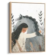 Quadro Cavalo Sereno na Harmonia da Natureza Quadro Cavalo Sereno na Harmonia da Natureza