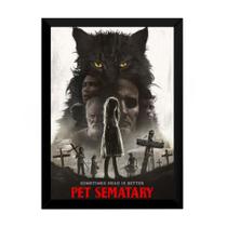 Quadro Cemitério Maldito Pet Sematary Poster Moldurado