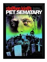 Quadro Cemitério Maldito Poster Pet Sematary Moldurado