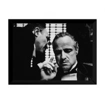 Quadro Cena Clássica O Poderoso Chefão Foto Poster Moldurado