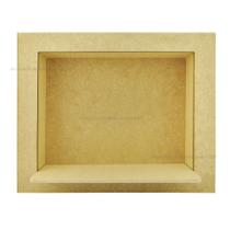 Quadro Cenário Retangular com Base 32x26x5 Mdf Madeira Quadro Cenário Retangular com Base 32x26x5 Mdf Madeira