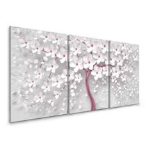 Quadro Cerejeira Rose Gold digital Sala Quarto Nicho Flores