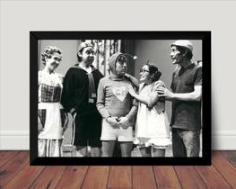 Quadro Chapolin Na Vila Turma Do Chaves Foto Rara Moldurada Quadro Chapolin Na Vila Turma Do Chaves Foto Rara Moldurada