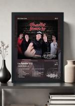 Quadro Charlie Brown Jr. La Familia 013 (Colored) Com Vidro Tamanho:21cm x 30cm (A4)