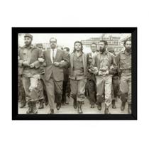 Quadro Che Guevara E Fidel Castro Role Em Cuba Revolução