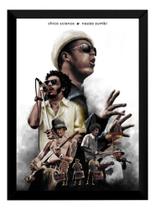 Quadro Chico Science Nação Zumbi Poster Artistico Moldura