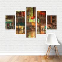 Quadro Chinatown New York, Nova Iorque em Tela Canvas
