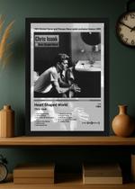 Quadro Chris Isaak Heart Shap. (B&W) Vidro e Moldura Preta Tamanho:21cm x 30cm (A4) Quadro Chris Isaak Heart Shap. (B&W) Vidro e Moldura Preta Tamanho:21cm x 30cm (A4)