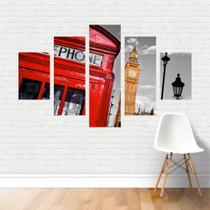 Quadro Cidades Cabine Telefônica Big Ben Palácio Londres Canvas Quadro Cidades Cabine Telefônica Big Ben Palácio Londres Canvas