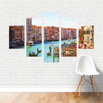 Quadro Cidades Grande Canal de Veneza Itália IT Canvas