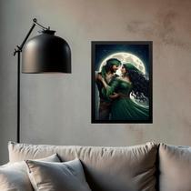 Quadro Cigana Esmeralda E Wladimir 45X34Cm Quadro Cigana Esmeralda E Wladimir 45X34Cm