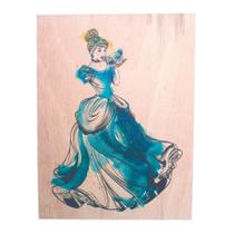 Quadro Cinderela Princesa Disney Aquarela Quadro Cinderela Princesa Disney Aquarela