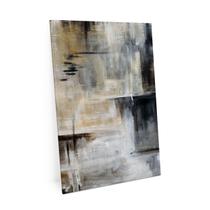 Quadro Cinza Textura Arte Inovadora Grande 150x100 Para Hall - Bimper Quadros