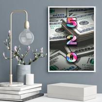 Quadro Código Gravoboi 520- Dinheiro Rápido 45X34Cm