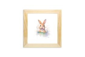 Quadro Coelho 30x30 Cm Com Vidro E Moldura Quadro Coelho 30x30 Cm Com Vidro E Moldura