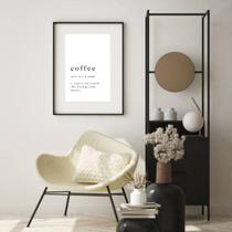 Quadro Coffee Dictionary - 60x48cm Quadro Coffee Dictionary - 60x48cm