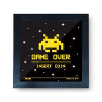 Quadro Cofre 3D - GAME OVER