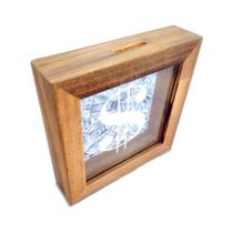 Quadro Cofre Moedas 15X15cm