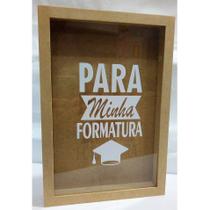 Quadro Cofre Porta Moedas Mdf 32x22 Para Minha Formatura Quadro Cofre Porta Moedas Mdf 32x22 Para Minha Formatura