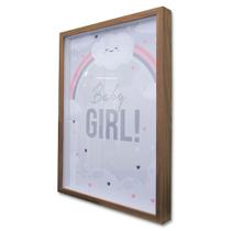 Quadro Cofre Porta Objetos Maternidade Baby Girl Quadro Cofre Porta Objetos Maternidade Baby Girl