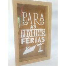 Quadro Cofre Viagem 27x17cm Em Mdf Para As Proximas Ferias Quadro Cofre Viagem 27x17cm Em Mdf Para As Proximas Ferias