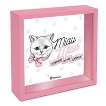 QUADRO COFRINHO COFRE MADEIRA 18x18cm - GATINHA MIAU - Brasfoot Presentes QUADRO COFRINHO COFRE MADEIRA 18x18cm - GATINHA MIAU - Brasfoot Presentes