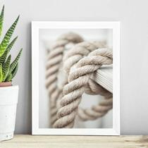 Quadro Coleção Praia Soft - Corda 24X18Cm