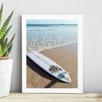 Quadro Coleção Praia Surf - Prancha 45x34cm - com vidro Quadro Coleção Praia Surf - Prancha 45x34cm - com vidro