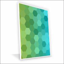 Quadro Colméias Canvas Com Vidro Quadro Colméias Canvas Com Vidro