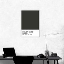Quadro Color Card Pirate Black 100x70 Caixa Branco