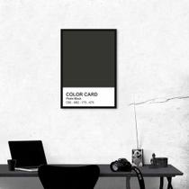 Quadro Color Card Pirate Black 43x30 Caixa Preto