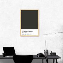 Quadro Color Card Pirate Black 60x43 Caixa Marfim