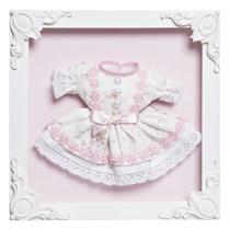 Quadro Com Acrílico Vestido Quarto Bebê Infantil