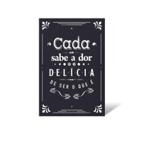 Quadro Com Frases Decorativo Com Dupla Face Ideal Para Sala