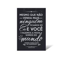 Quadro Com Frases Decorativo Com Dupla Face Ideal Para Sala