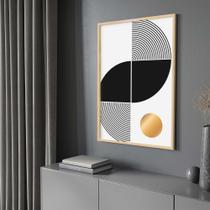 Quadro com Moldura 40x60 Arte minimalista Moderna Decorativo Grande Sala Quarto Hall