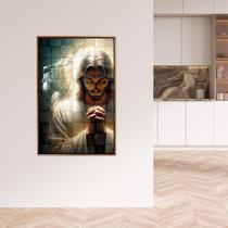 Quadro Com Moldura A última Ceia Jesus Canvas Grande 63x93cm ref15 Quadro Com Moldura A última Ceia Jesus Canvas Grande 63x93cm ref15