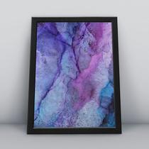 Quadro com moldura A4 30X20 CM Alcohol Ink 024 Quadro com moldura A4 30X20 CM Alcohol Ink 024